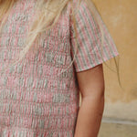 Konges Sløjd A/S WOVEN DRESSES blush stripe