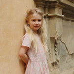 Konges Sløjd A/S WOVEN DRESSES blush stripe