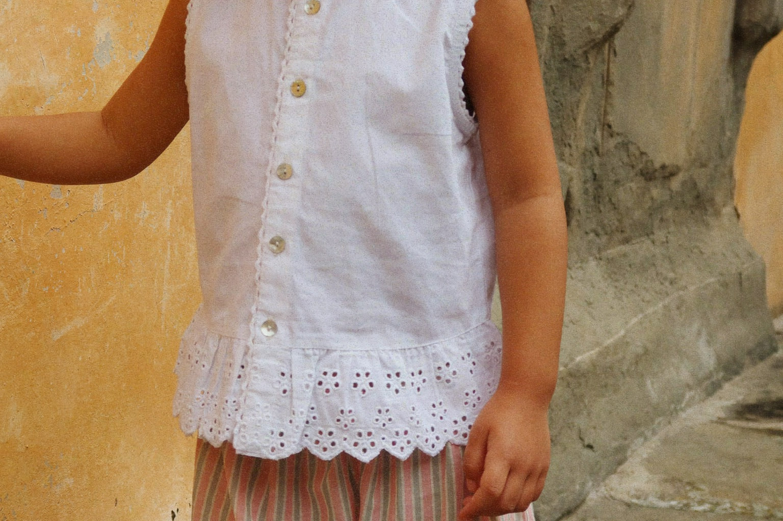 Konges Sløjd A/S Hosen - Gewebt blush stripe