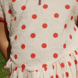 Konges Sløjd A/S WOVEN DRESSES red dot