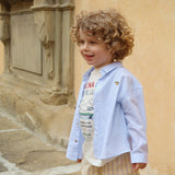 Konges Sløjd A/S Blusen - Gewebt blue stripe