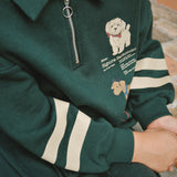 Konges Sløjd A/S Blusen - Jersey pine grove