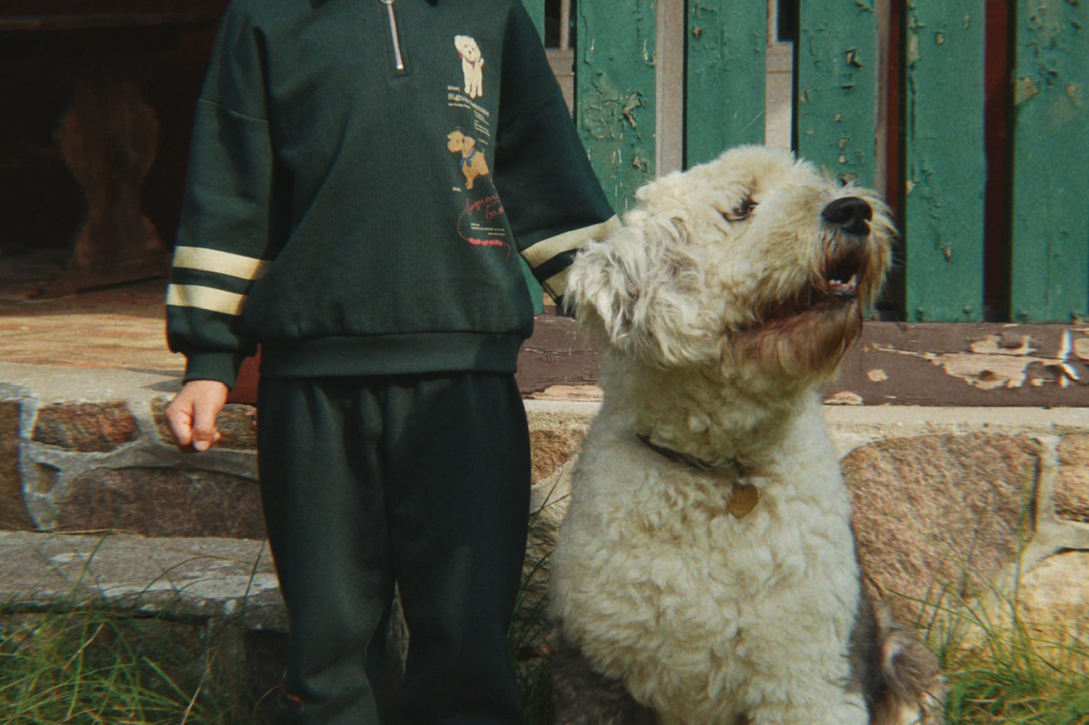 Konges Sløjd A/S Blusen - Jersey pine grove