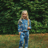 Konges Sløjd A/S WOVEN PANTS bow kitty denim