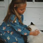 Konges Sløjd A/S Jacken und Weste - Gewebt bow kitty denim