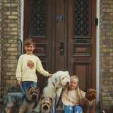 Konges Sløjd A/S Hosen - Gewebt bow kitty denim