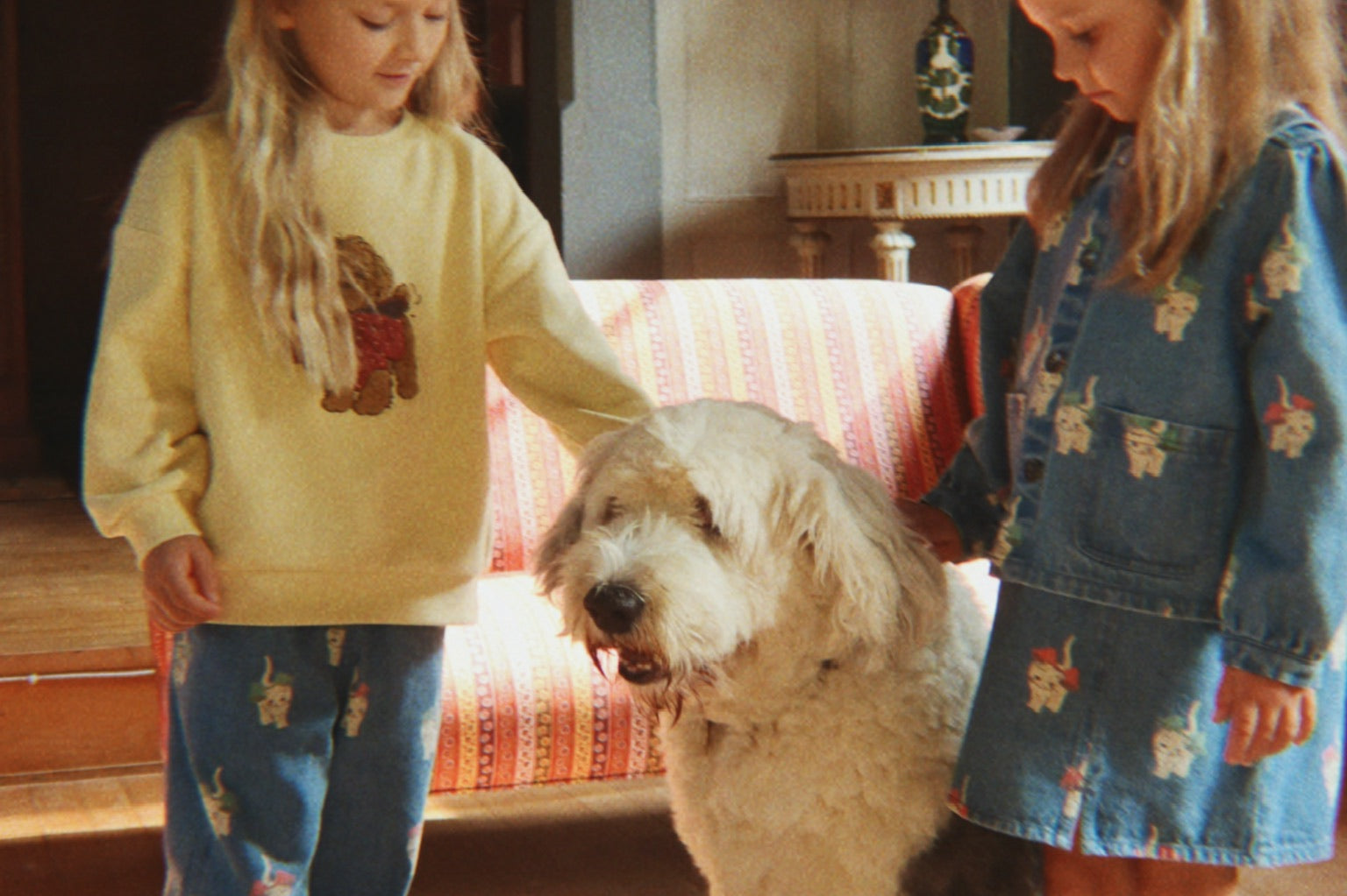 Konges Sløjd A/S WOVEN DRESSES bow kitty denim