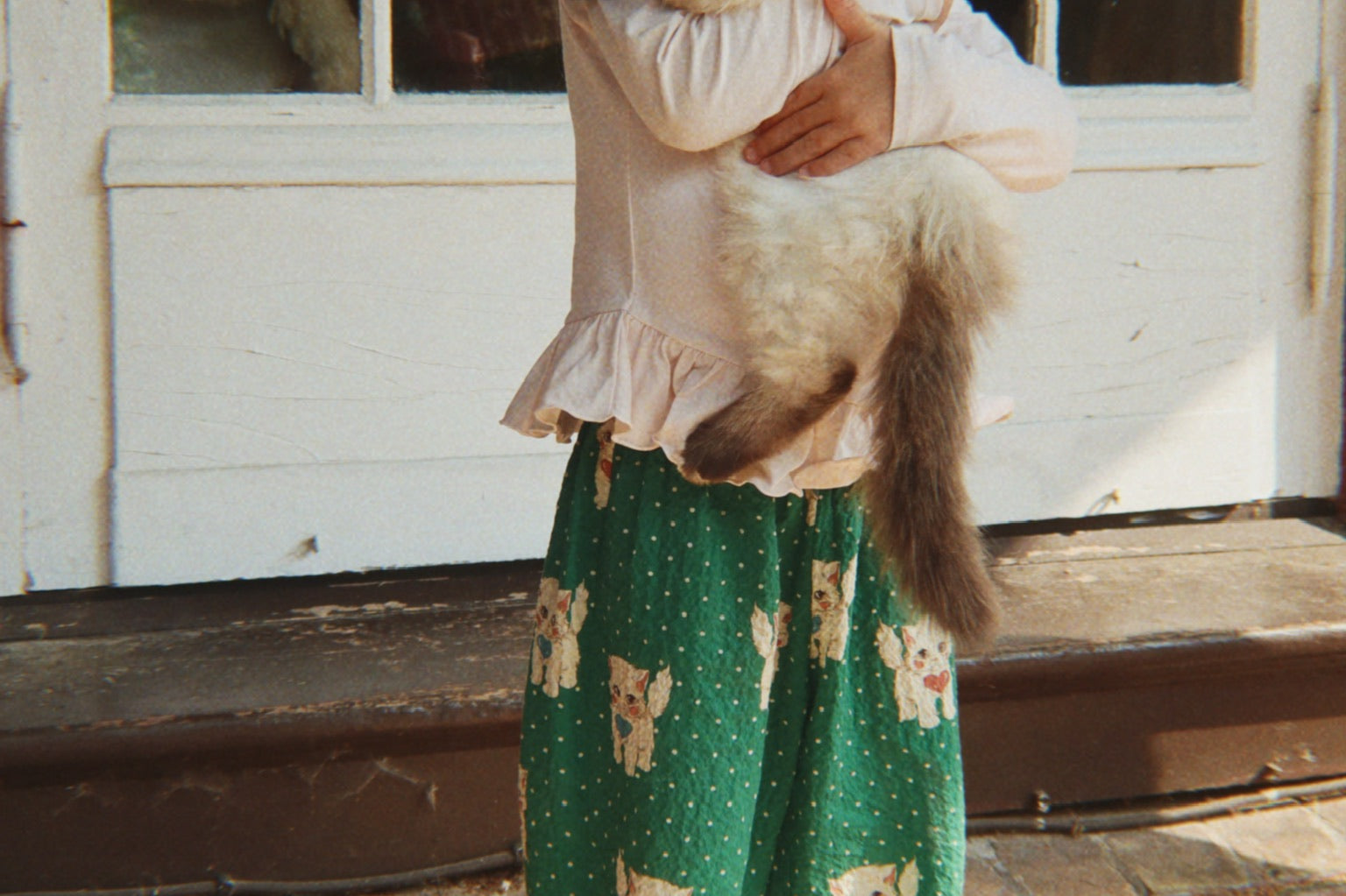 Konges Sløjd A/S WOVEN PANTS dot miao verde