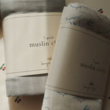 Konges Sløjd A/S MUSLIN CLOTHS grey