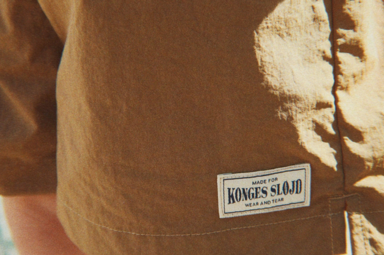 Konges Sløjd A/S WOVEN SHORTS & BLOOMERS pale olive green/ermine