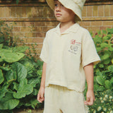 Konges Sløjd A/S WOVEN SHORT SLEEVE SHIRTS sea mist