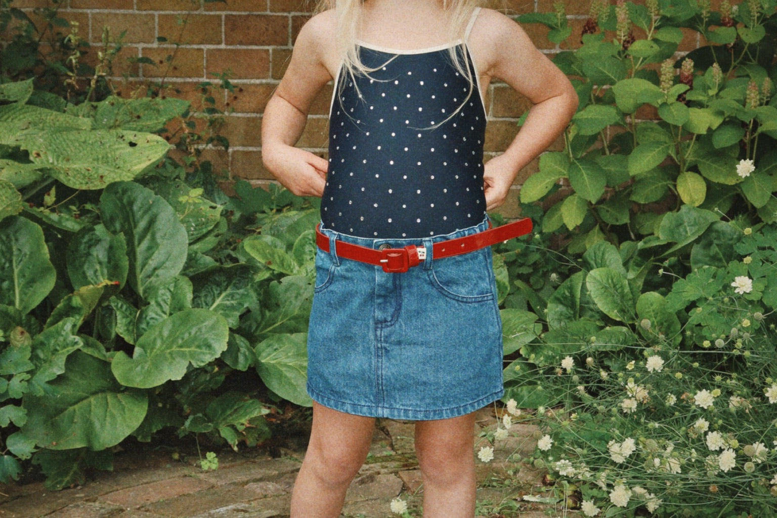 Konges Sløjd A/S WOVEN SKIRTS denim blue