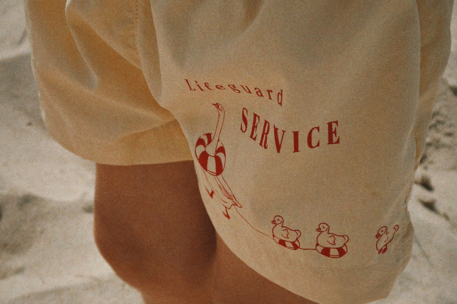 Konges Sløjd A/S SWIMSHORTS banana crepe