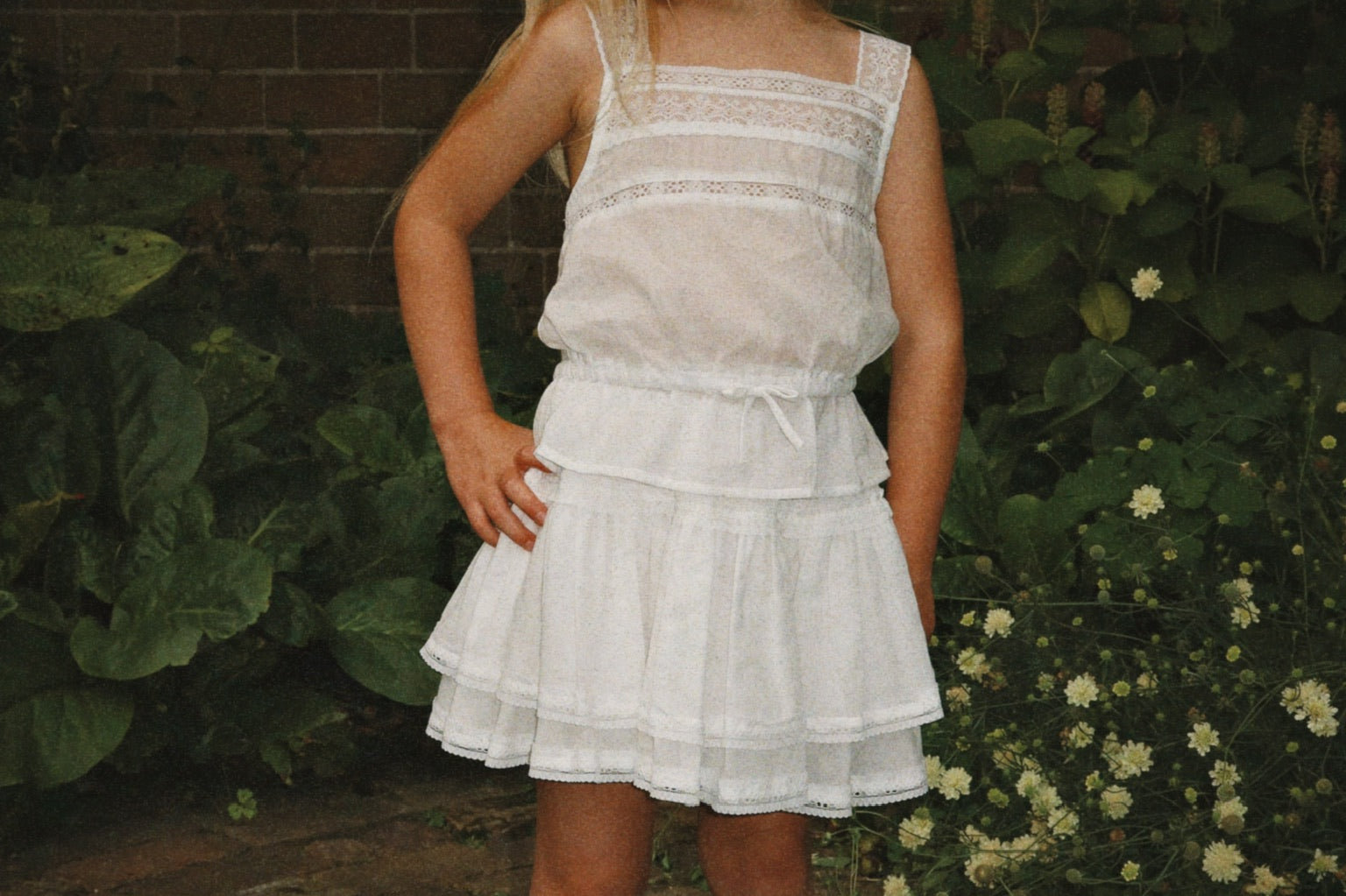 Konges Sløjd A/S WOVEN SHORT SLEEVE SHIRTS optic white