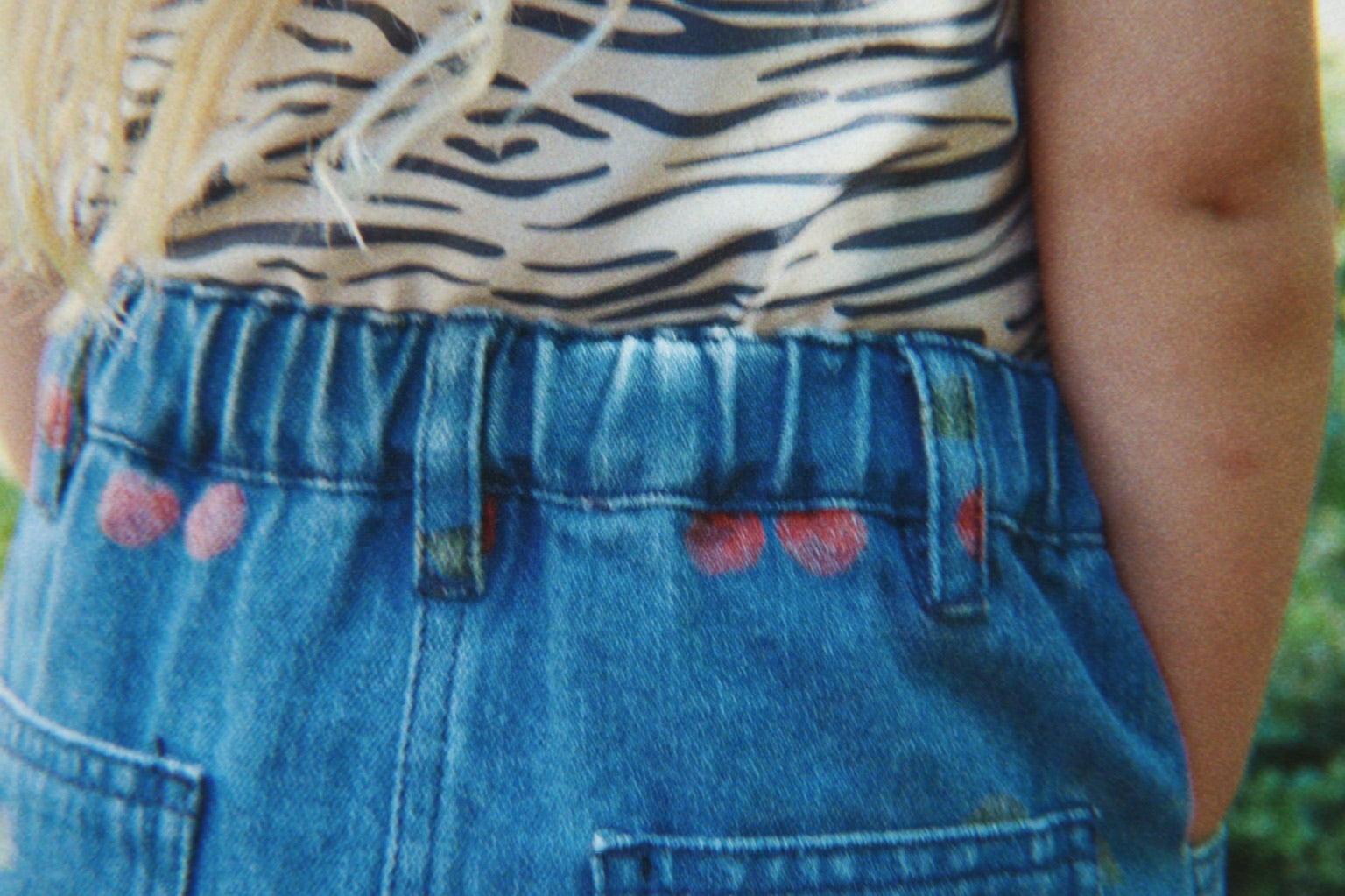 Konges Sløjd A/S WOVEN SKIRTS ma grande cerise denim