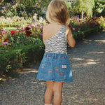 Konges Sløjd A/S WOVEN SKIRTS ma grande cerise denim