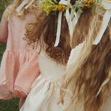 Konges Sløjd A/S WOVEN DRESSES eggnog