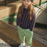 Konges Sløjd A/S WOVEN PANTS dot pistacchi
