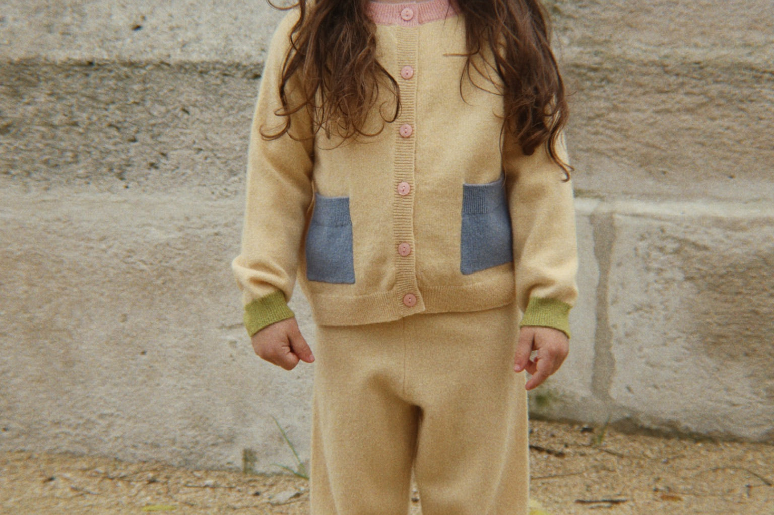 Konges Sløjd A/S KNITTED PANTS yellow