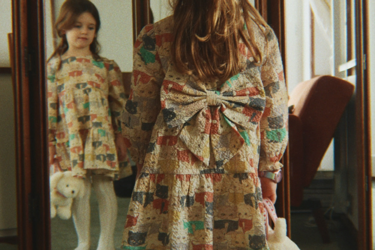 Konges Sløjd A/S WOVEN DRESSES like cats and dogs