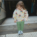 Konges Sløjd A/S WOVEN PANTS dot pistacchi