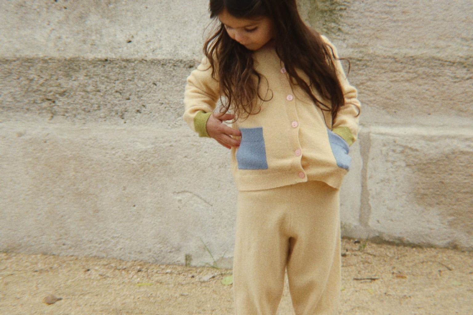 Konges Sløjd A/S KNITTED PANTS yellow
