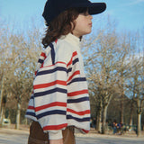 Konges Sløjd A/S JERSEY BLOUSES tangerine stripe
