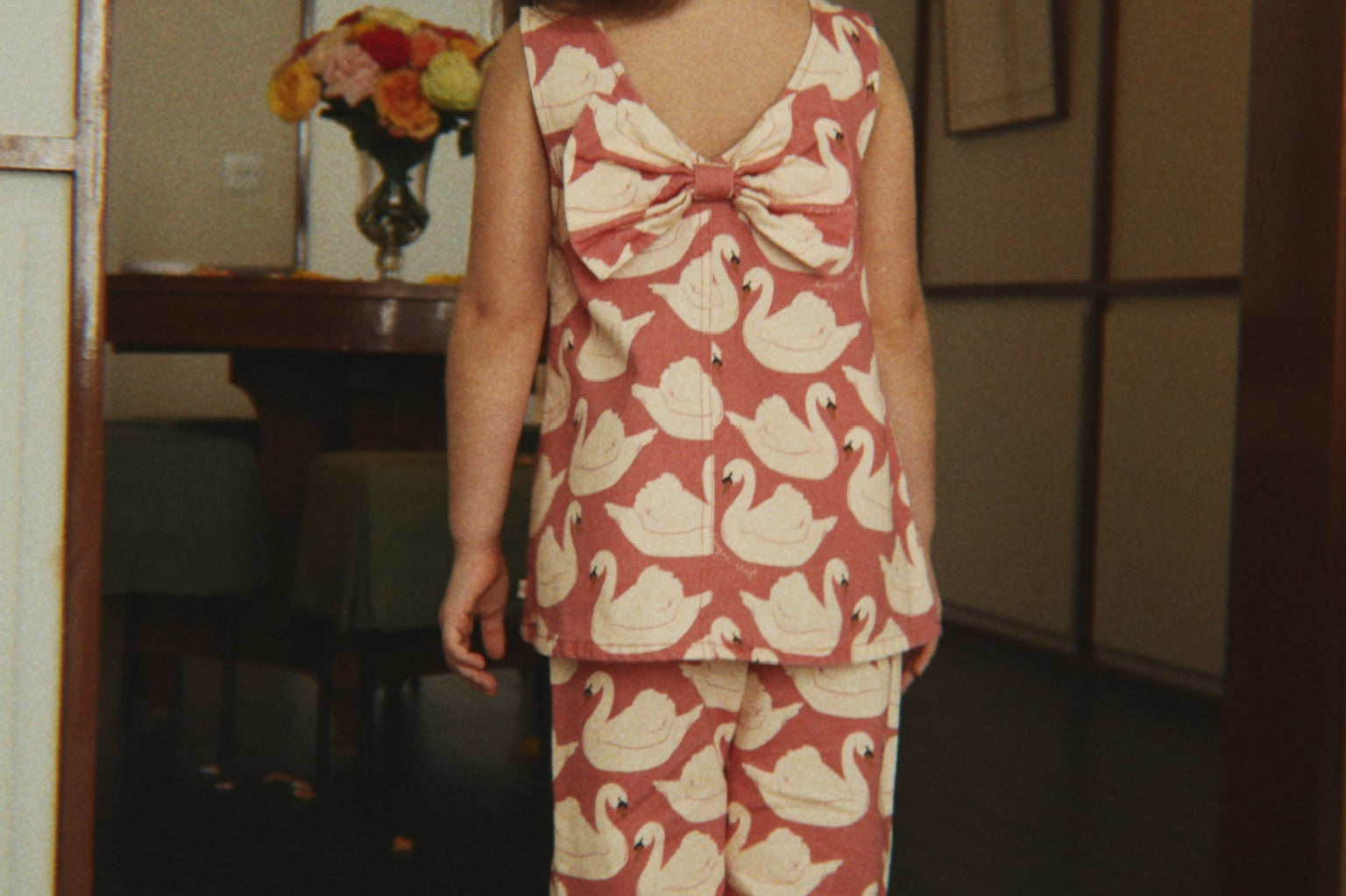 Konges Sløjd A/S WOVEN DRESSES swan rose