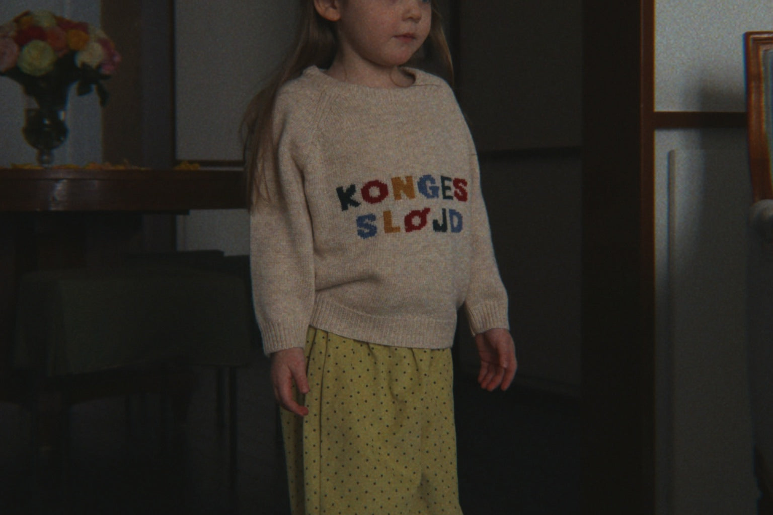 Konges Sløjd A/S WOVEN PANTS dot leek