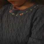 Konges Sløjd A/S KNITTED BLOUSES & VESTS ashley blue