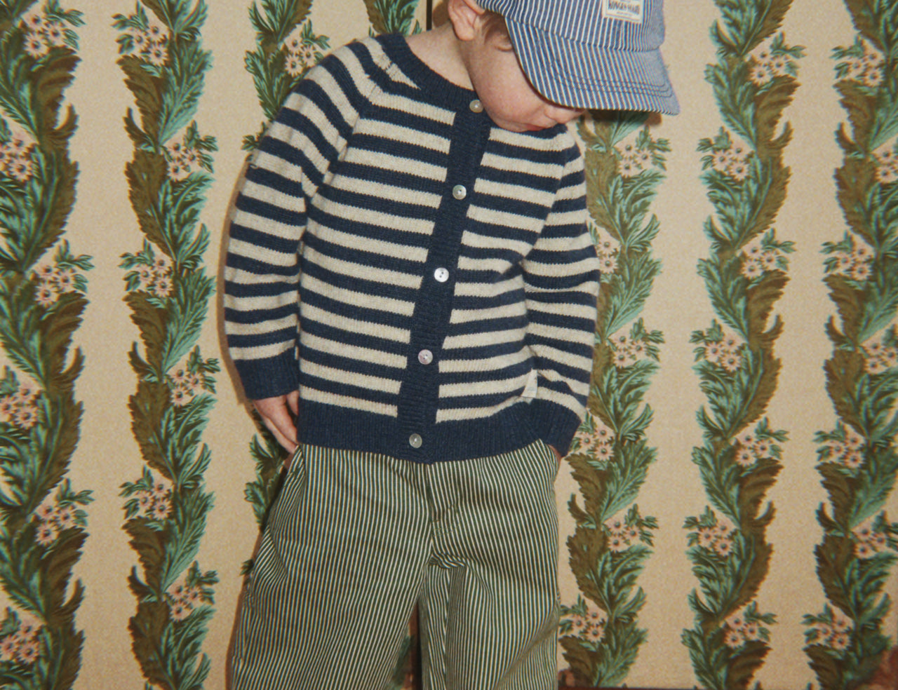 Konges Sløjd A/S KNITTED CARDIGANS blue stripe
