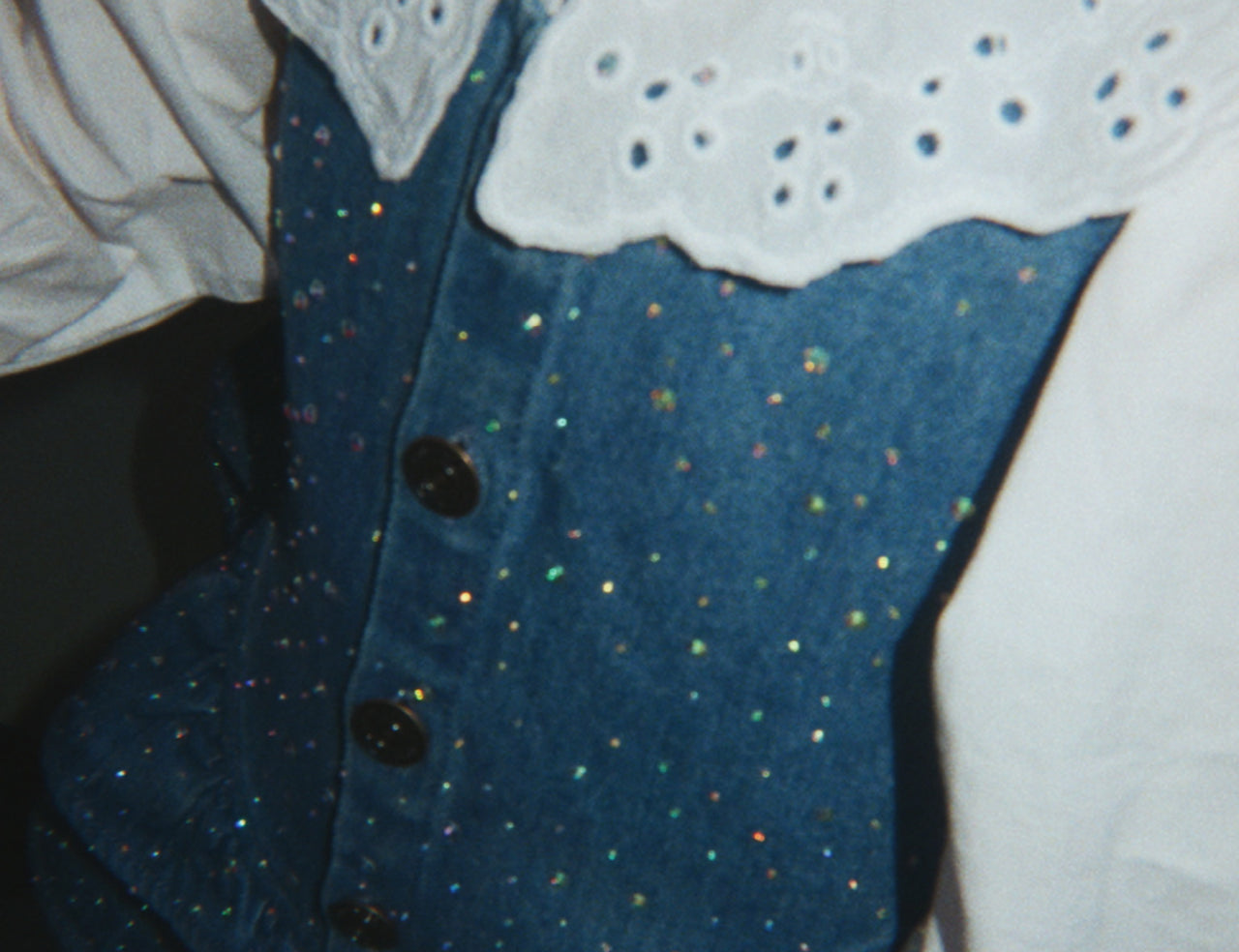 Konges Sløjd A/S WOVEN DRESSES denim sparkle