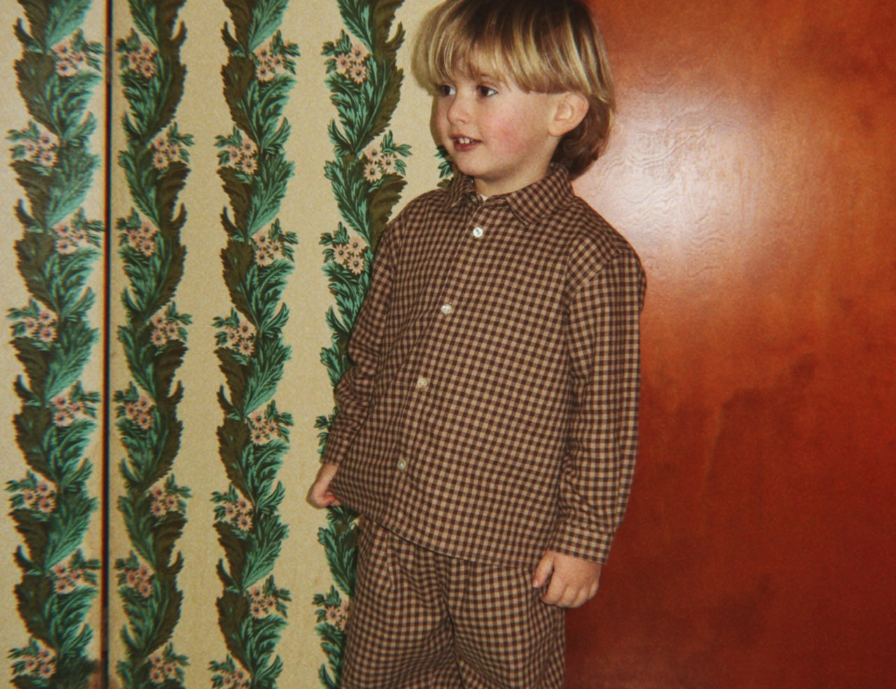 Konges Sløjd A/S WOVEN PANTS chocolate check