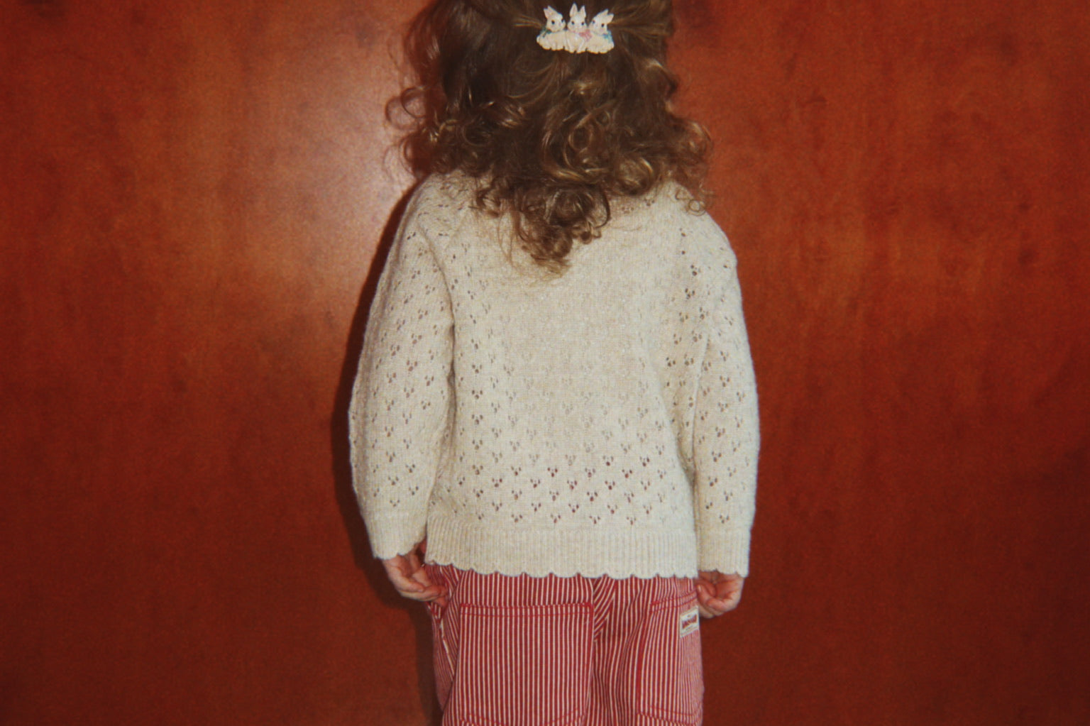 Konges Sløjd A/S KNITTED CARDIGANS cream and tulips