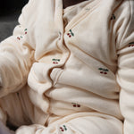 Konges Sløjd A/S Strampler mit Kaputze cherry