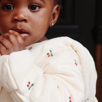 Konges Sløjd A/S Strampler mit Kaputze cherry