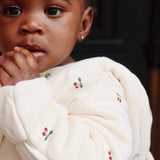 Konges Sløjd A/S Strampler mit Kaputze cherry