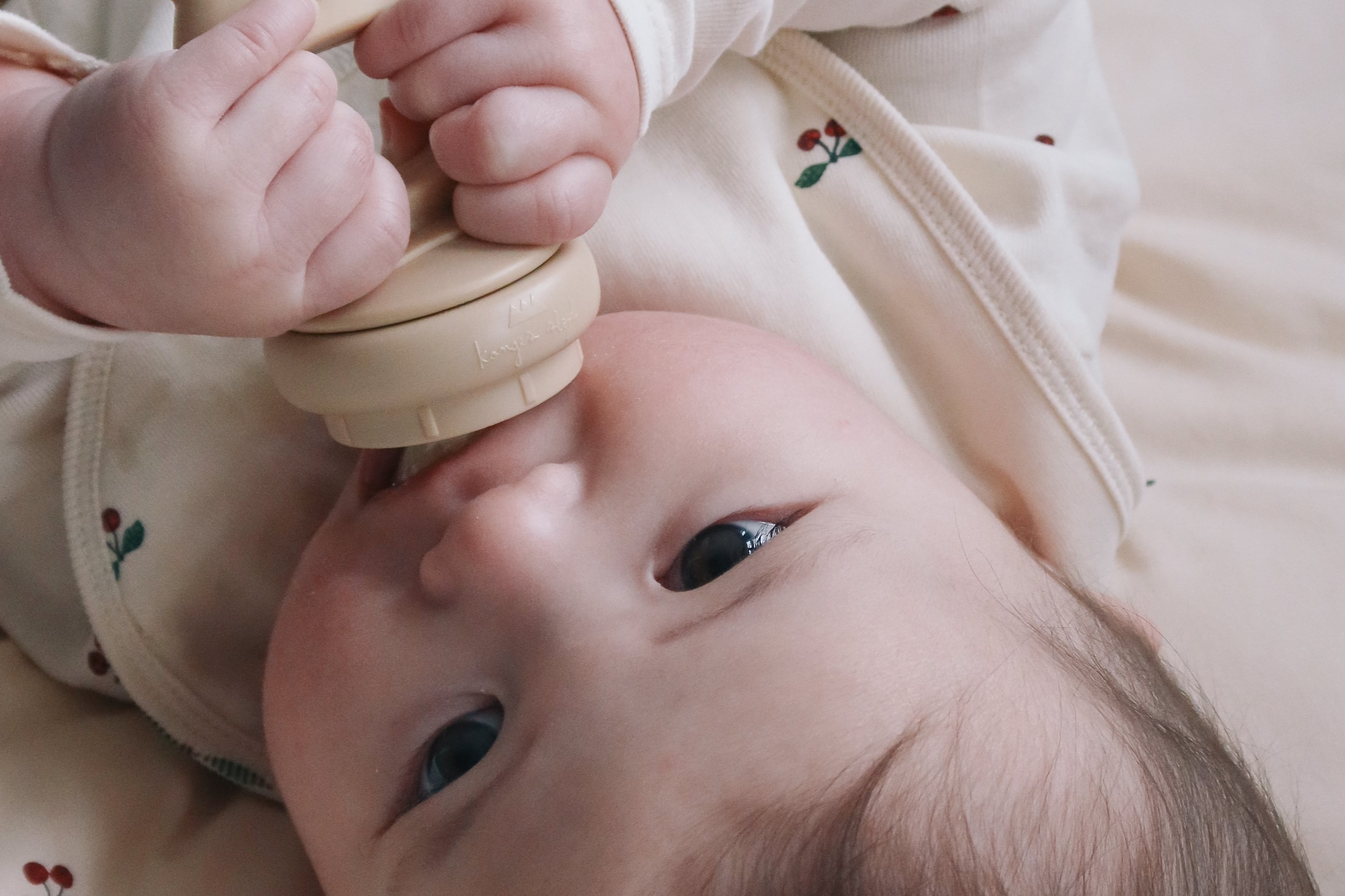 Konges Sløjd A/S FEEDING PACIFIER bark/shell