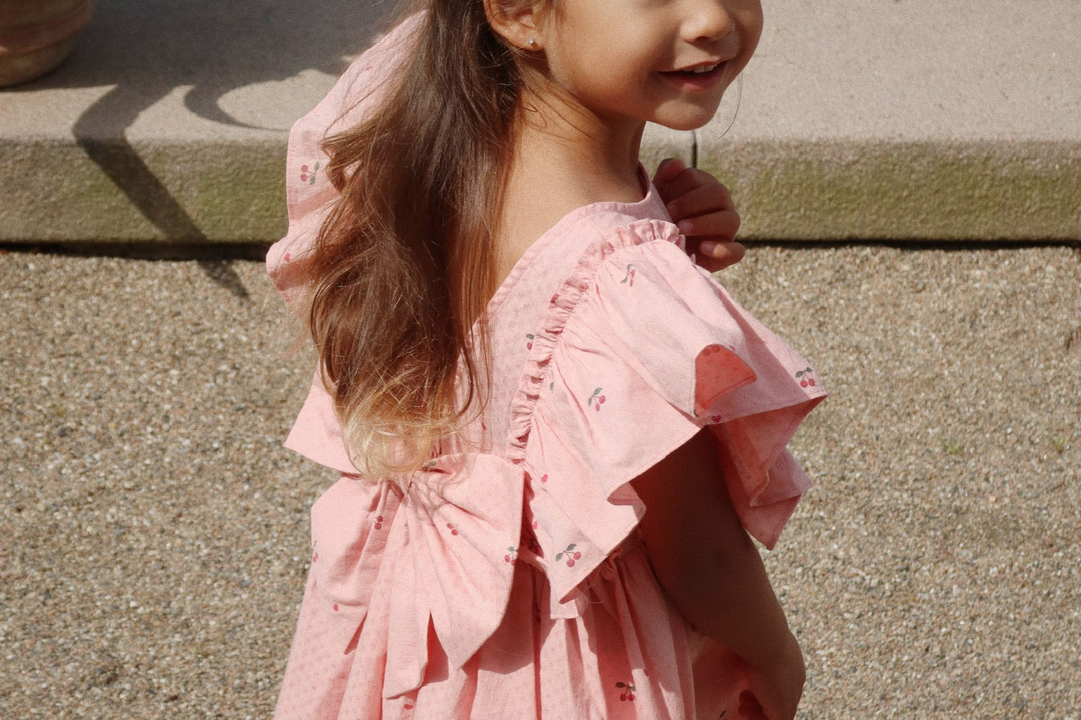 Konges Sløjd A/S WOVEN DRESSES cherry coeur