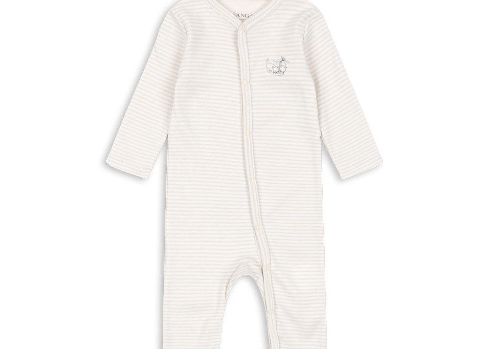 Konges Sløjd A/S Strampler tea stripe gray dawn