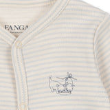 Konges Sløjd A/S Strampler tea stripe gray dawn