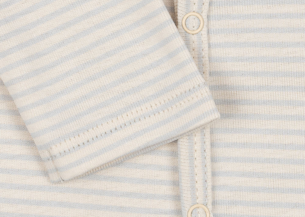 Konges Sløjd A/S Strampler tea stripe gray dawn