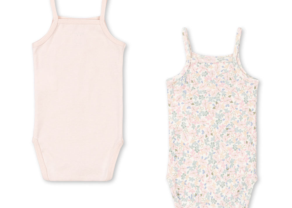 Konges Sløjd A/S BODYSTOCKINGS prato fiori aop/creole pink