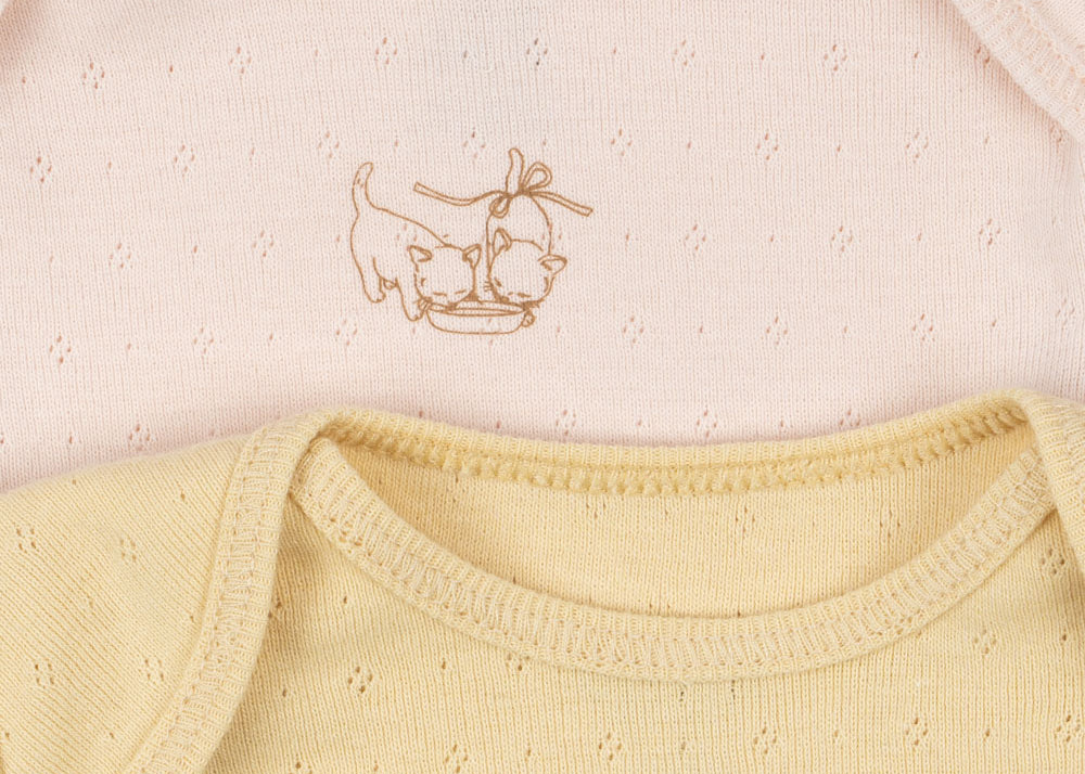 Konges Sløjd A/S BODYSTOCKINGS banana crepe/creole pink