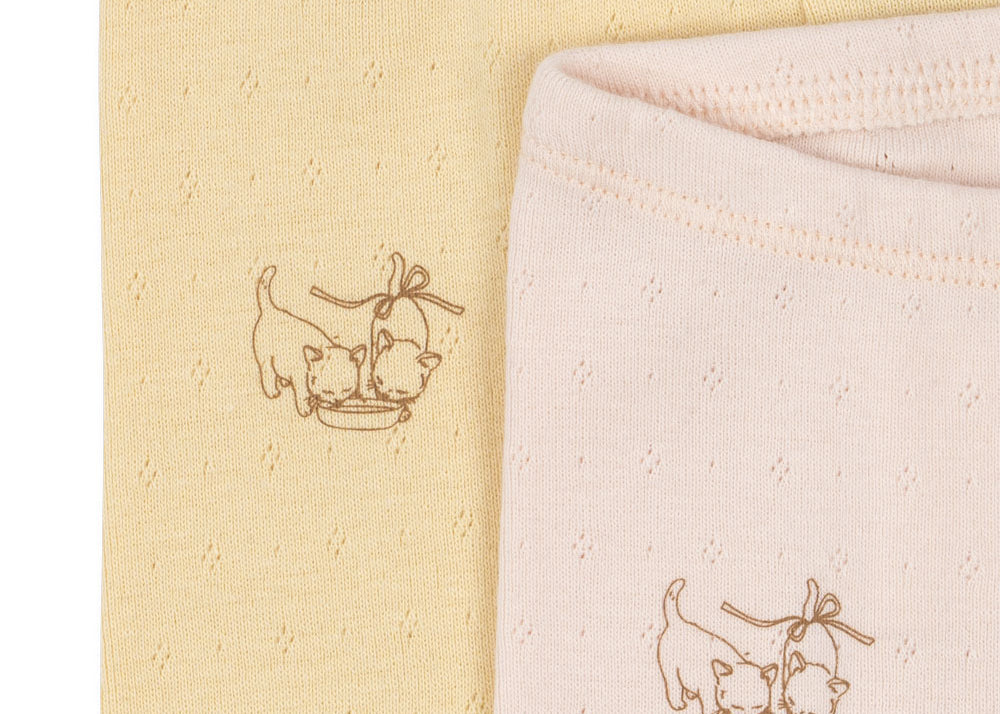 Konges Sløjd A/S JERSEY PANTS banana crepe/creole pink