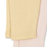 Konges Sløjd A/S JERSEY PANTS banana crepe/creole pink