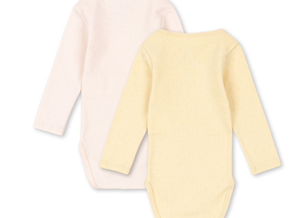 Konges Sløjd A/S BODYSTOCKINGS banana crepe/creole pink