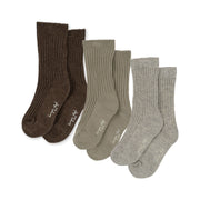 Konges Sløjd A/S Socken soft grey/ment/brown