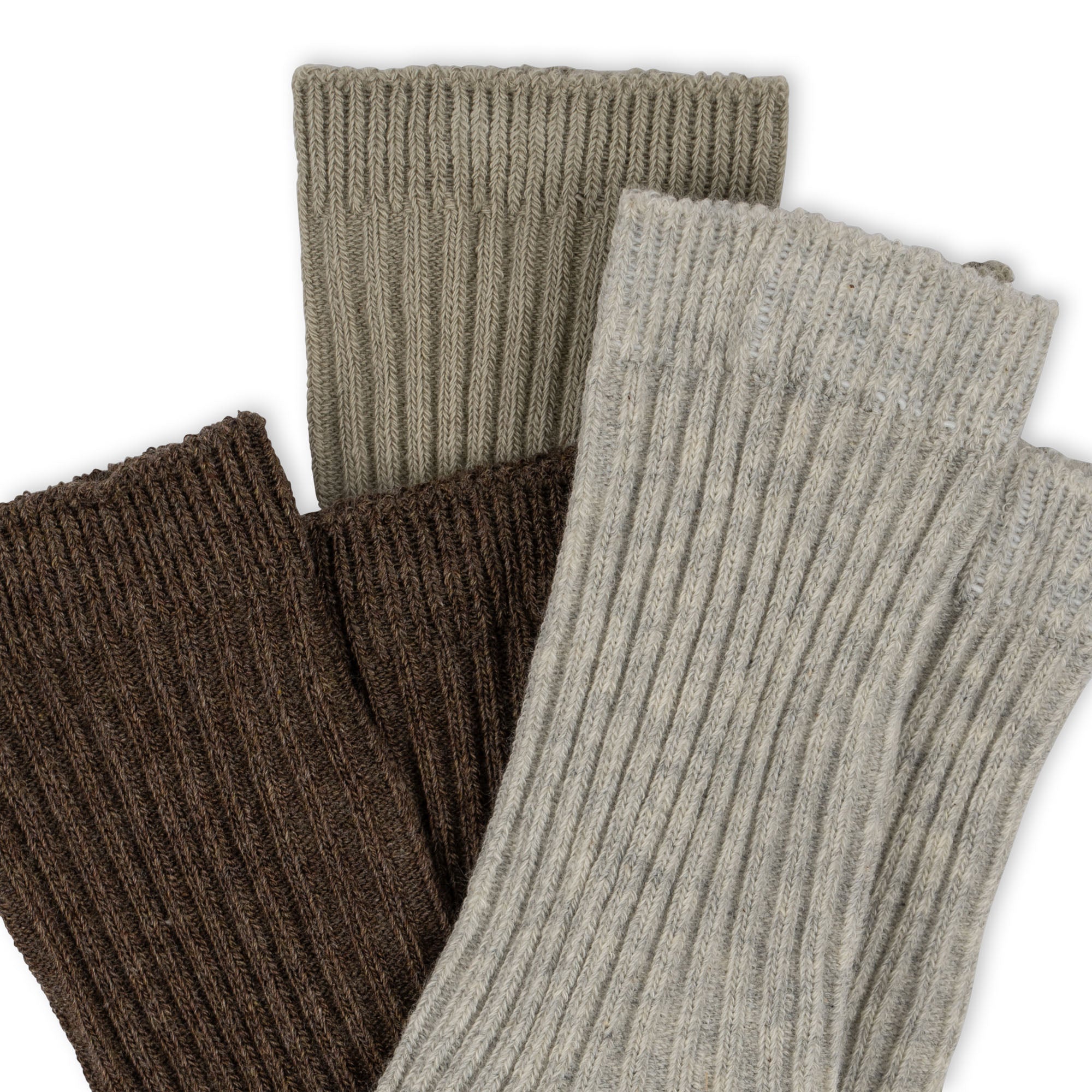 Konges Sløjd A/S Socken soft grey/ment/brown