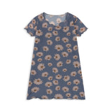 Konges Sløjd A/S Kleider - Jersey daisy blue
